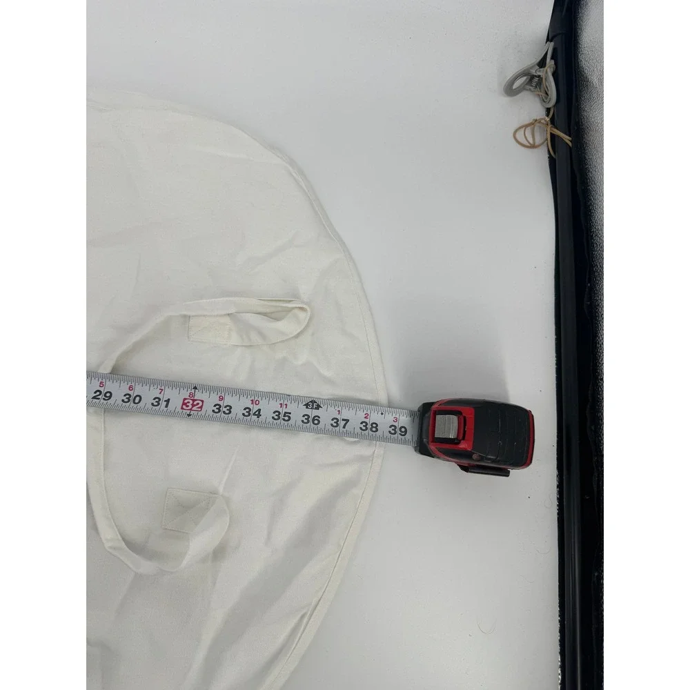Dior Garment Bag Unisex White Canvas Logo Luxury Travel Suit Cover